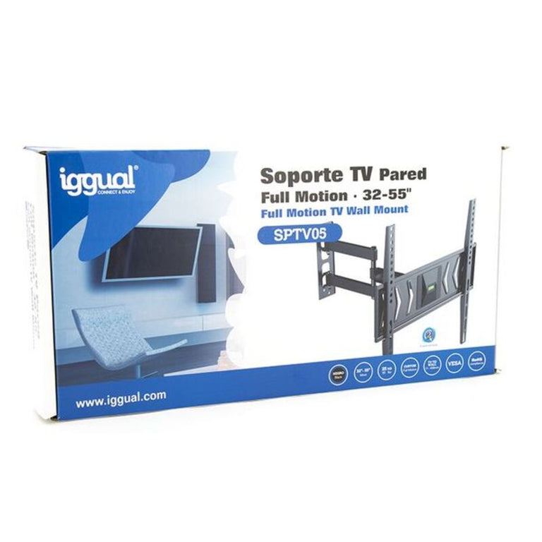 TV-Ständer iggual SPTV05 IGG314630 32"-55" Schwarz