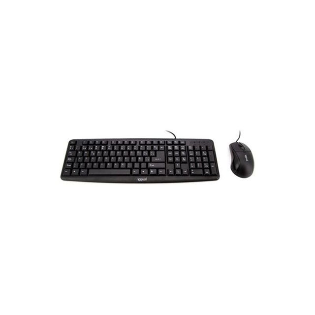 Tastatur und Maus igual COM-CK-BASIC QWERTY USB Schwarz