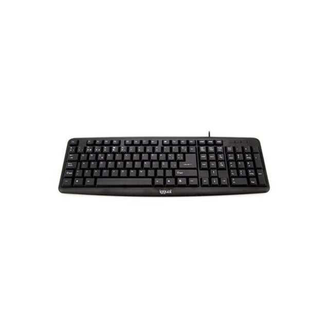 iggual CK-BASIC-105T QWERTY USB Schwarz Mono-Tastatur (1 Stück)