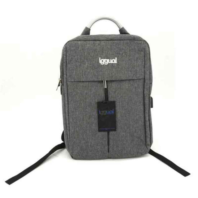 iggual All Tech In 15,6" Laptop Rucksack Wasserdicht Grau