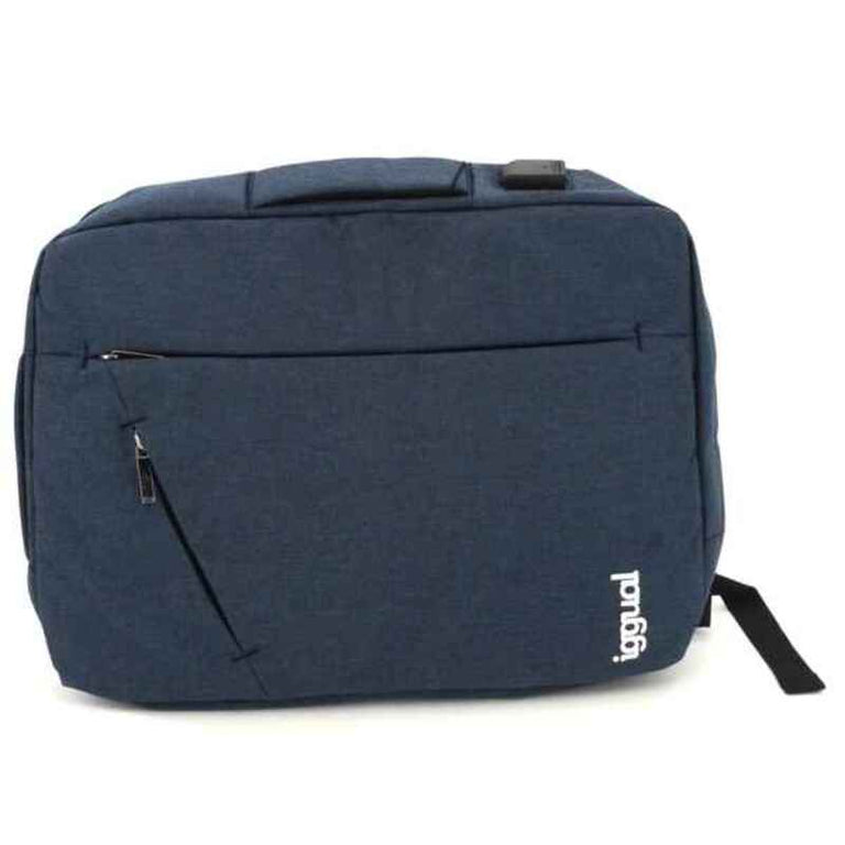 Laptop-Rucksack iggual Adaptive Work 15,6" Wasserdicht Anti-Diebstahl Blau