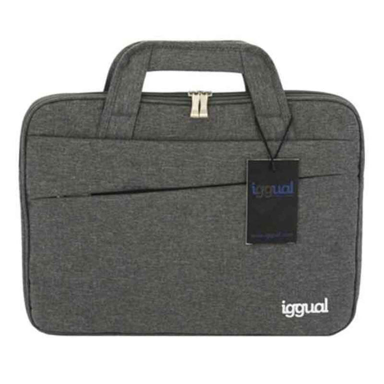 iggual Smart Business 15,6" Laptop-Aktentasche, wasserdicht, Grau