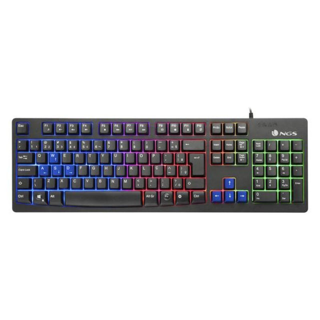 NGS GKX-300 Schwarze Gaming-Tastatur