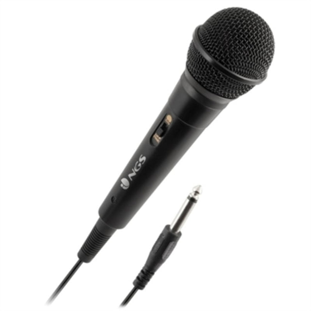 Karaoke-Mikrofon NGS Singer Fire Schwarz (6,3 mm)