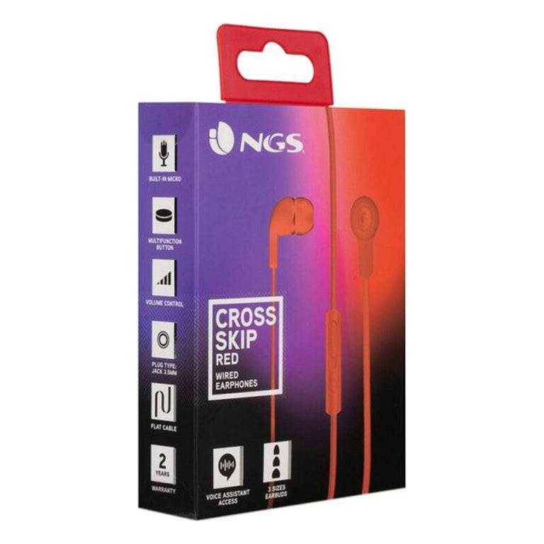 Auriculares de Botón NGS Cross Kip (1,2 m)