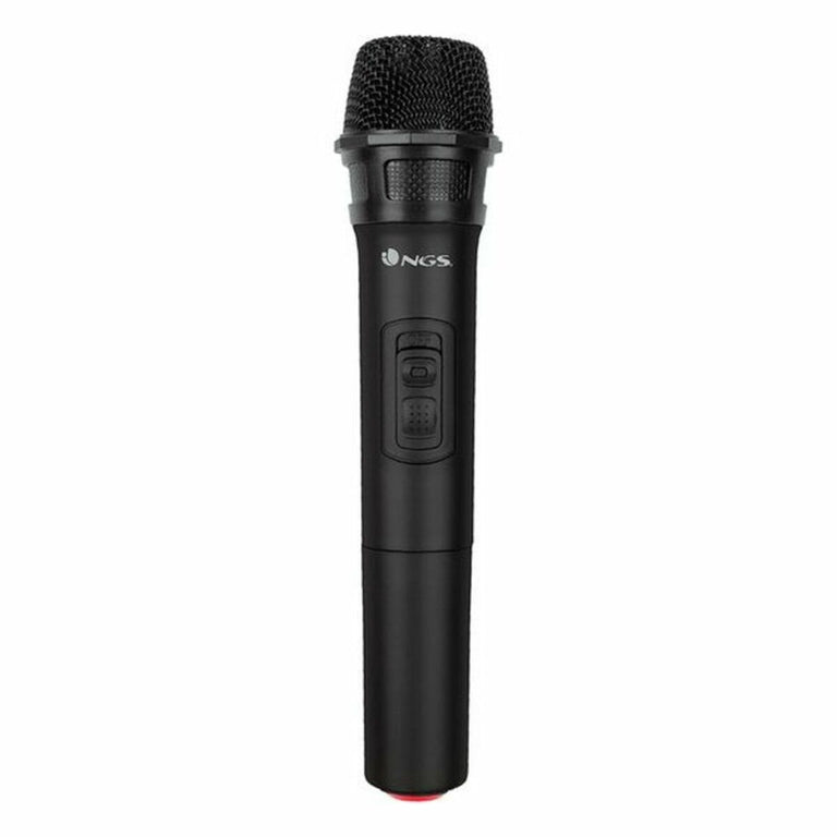 Micrófono Karaoke NGS ELEC-MIC-0013 261.8 MHz 400 mAh Negro (Reacondicionado A)