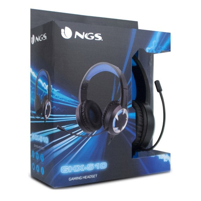 Gaming-Headset NGS GHX-510 Schwarz Schwarz/Blau