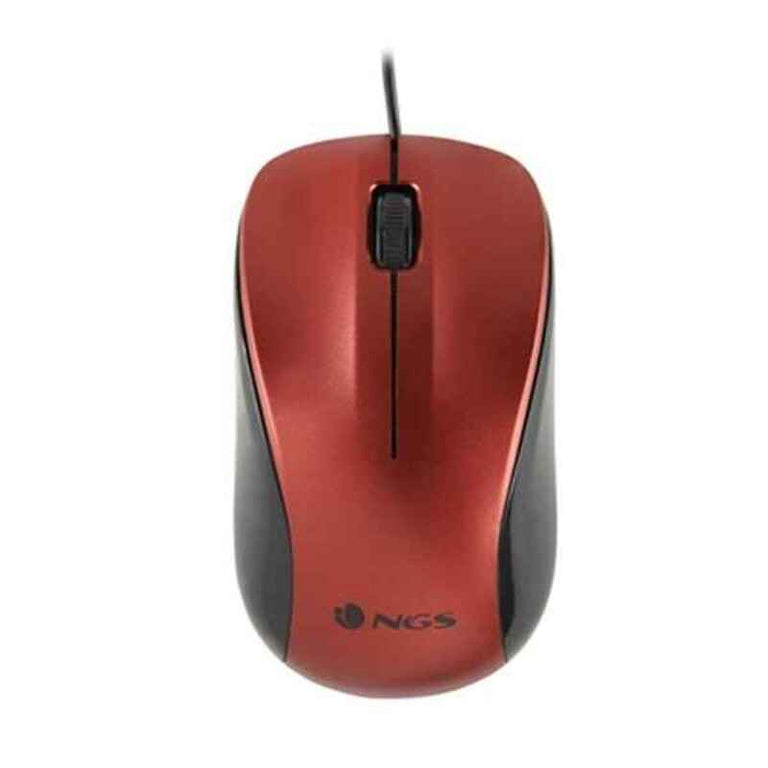 <transcy>Souris Optique NGS WIRED 1200 DPI Rouge</transcy>