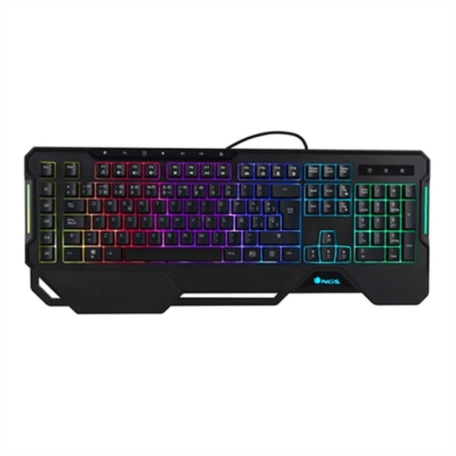 Gaming-Tastatur NGS GKX-450 QWERTY Spanisch LED RGB