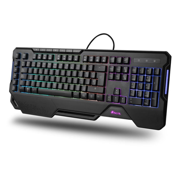 Gaming-Tastatur NGS GKX-450 QWERTY Spanisch LED RGB