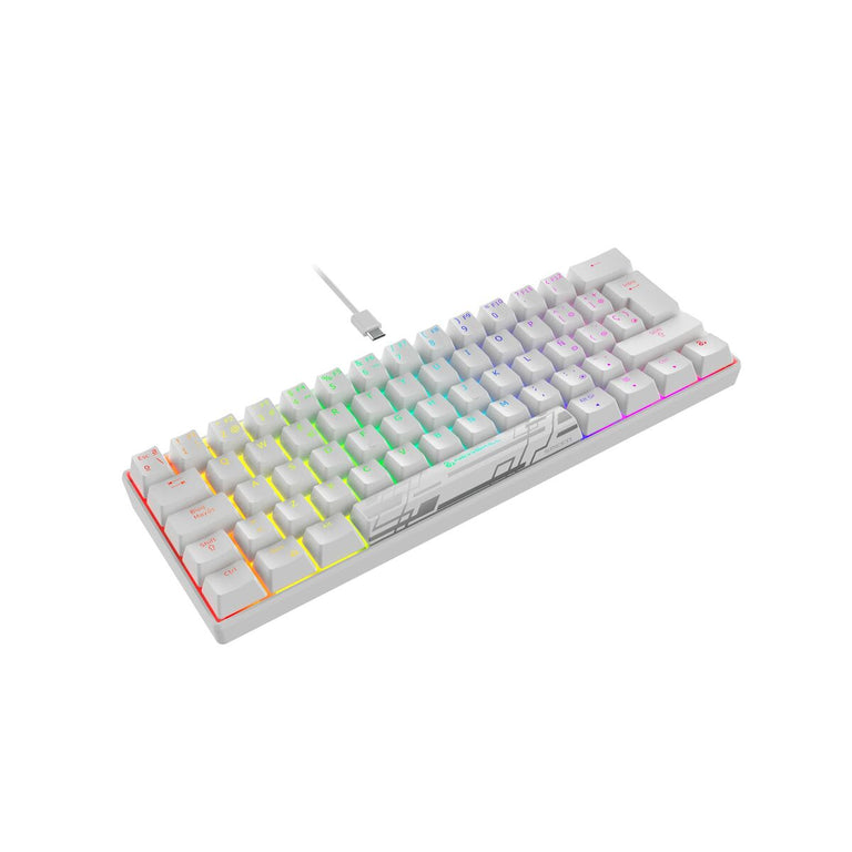 Teclado Gaming Newskill Pyros Speed Pro Qwerty Español LED RGB 1450 mAh