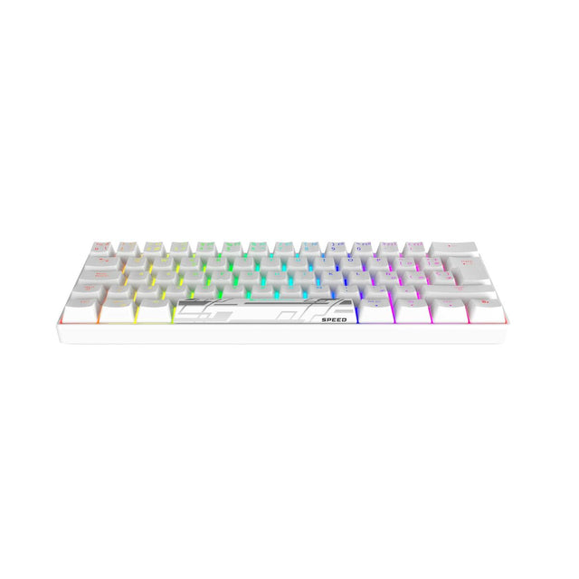 Teclado Gaming Newskill Pyros Speed Pro Qwerty Español LED RGB 1450 mAh