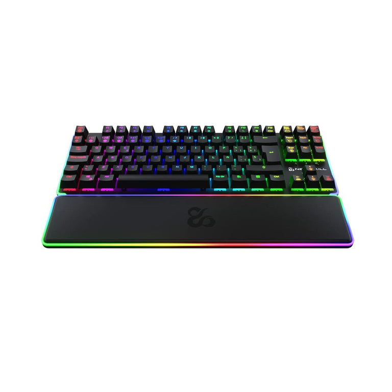 Gaming-Tastatur Newskill Gungnyr TKL Pro Qwerty Spanisch Schwarz LED RGB