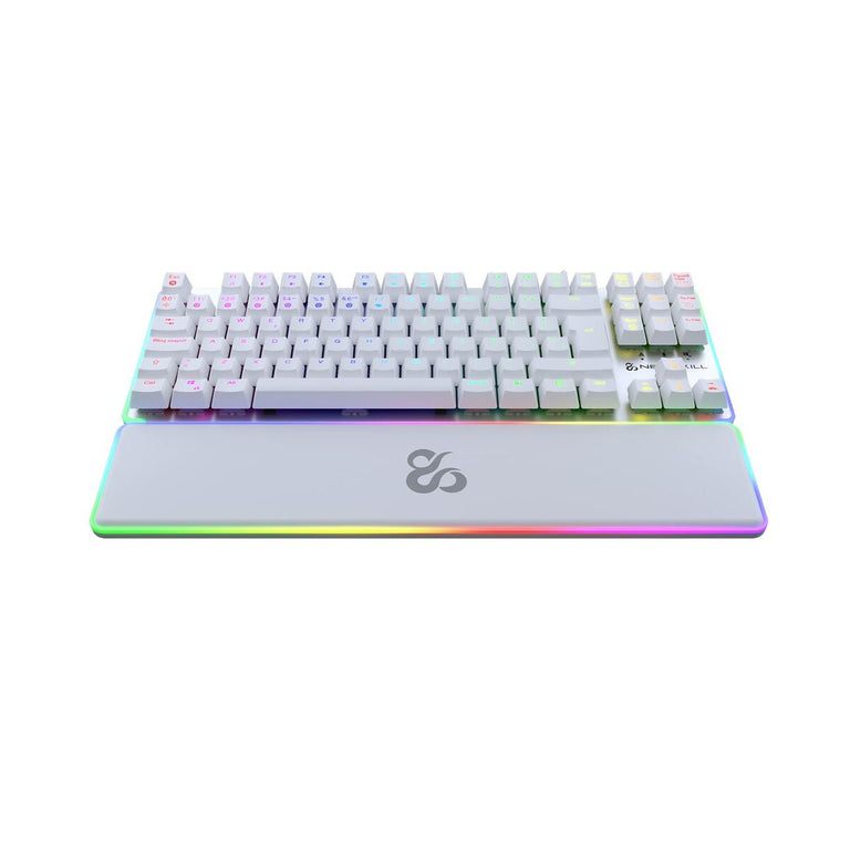 Teclado Gaming Newskill Gungnyr TKL Pro Ivory Qwerty Español LED RGB