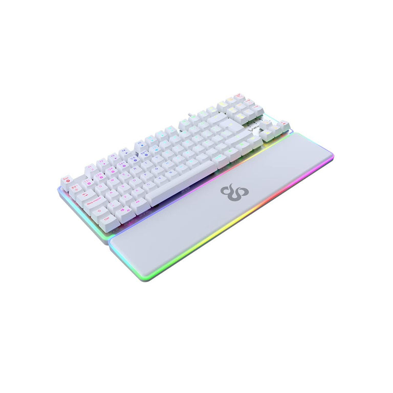 Teclado Gaming Newskill Gungnyr TKL Pro Ivory Qwerty Español LED RGB