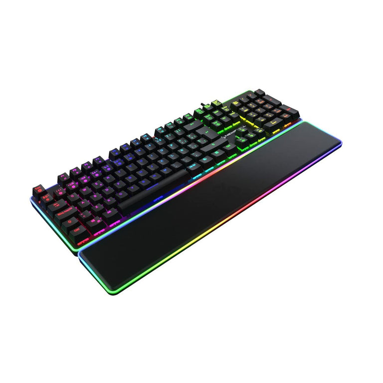 Teclado Gaming Newskill Gungnyr Pro Qwerty Español Negro LED RGB