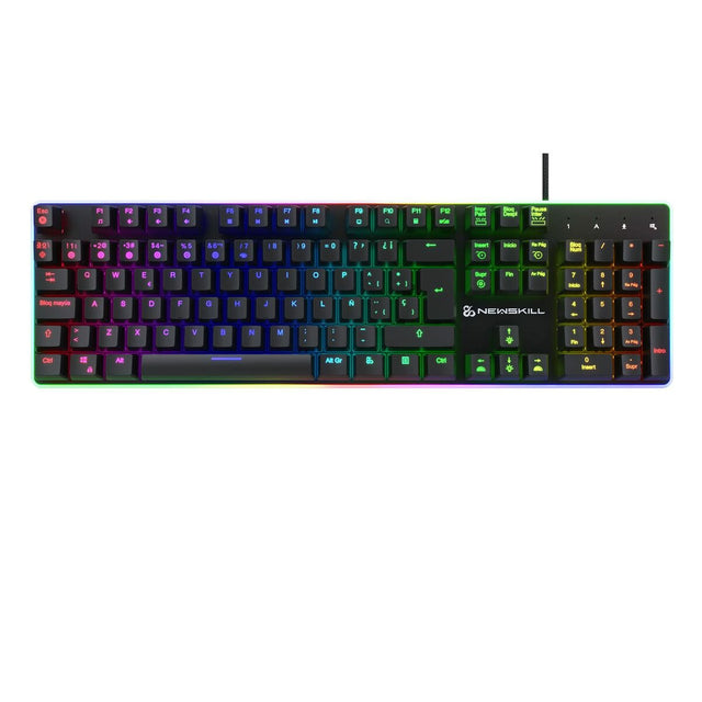 Teclado Gaming Newskill Gungnyr Pro Qwerty Español Negro LED RGB