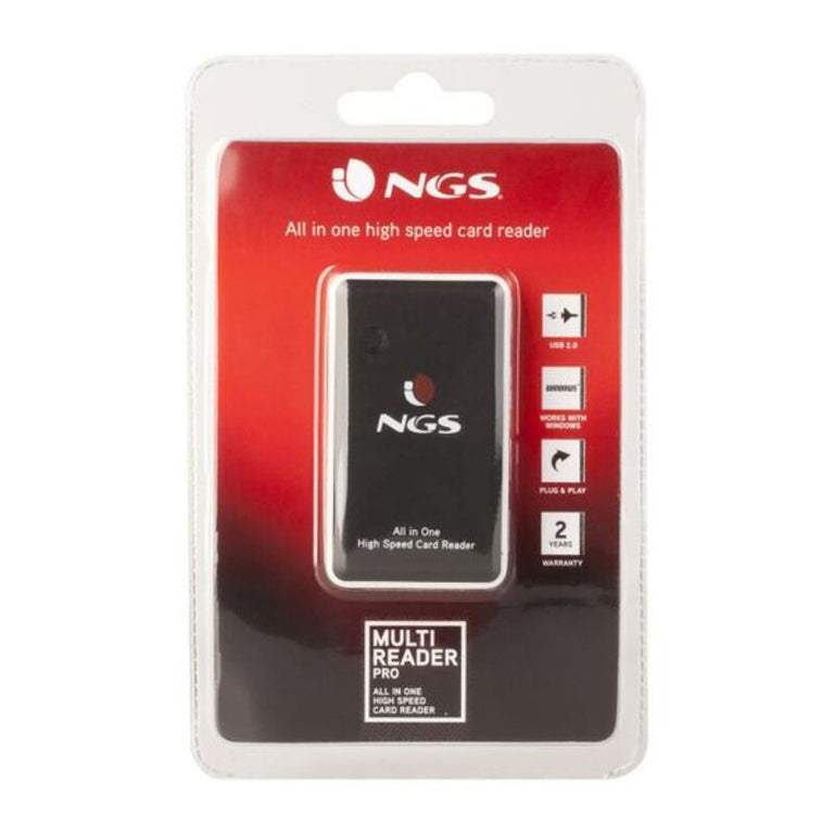 Lector de Tarjetas Externo NGS FLTLFL0028 MULTIREADERPRO USB 2.0