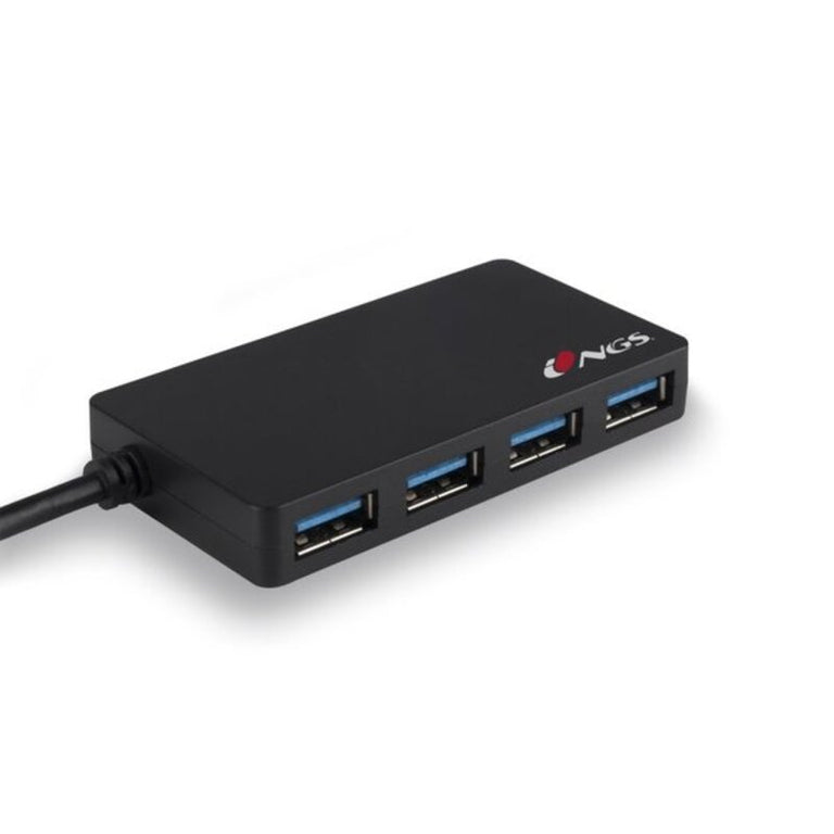 Hub USB NGS IHUB3.0 480 Mbps Negro