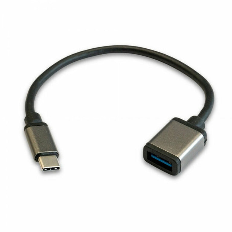 Cable OTG USB 2.0 Micro 3GO C136 20 cm Negro