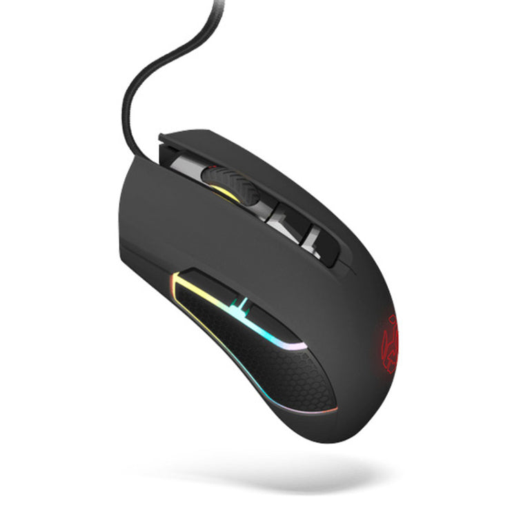 <transcy>Souris de jeu noire Krom KOLT 4000 DPI avec LED</transcy>