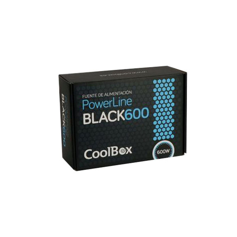 CoolBox-Netzteil COO-FAPW600-BK ATX 600W Schwarz Ø 12 cm x 1