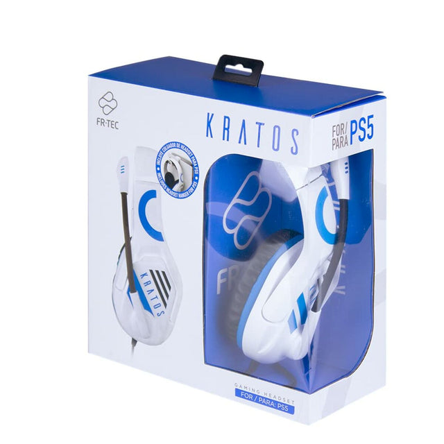 Auriculares con Micrófono Gaming FR-TEC Kratos Blanco