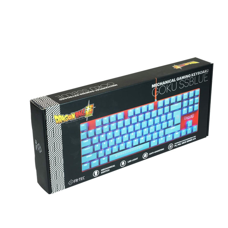 Teclado Gaming FR-TEC DBPCKEYGO Qwerty Español Azul