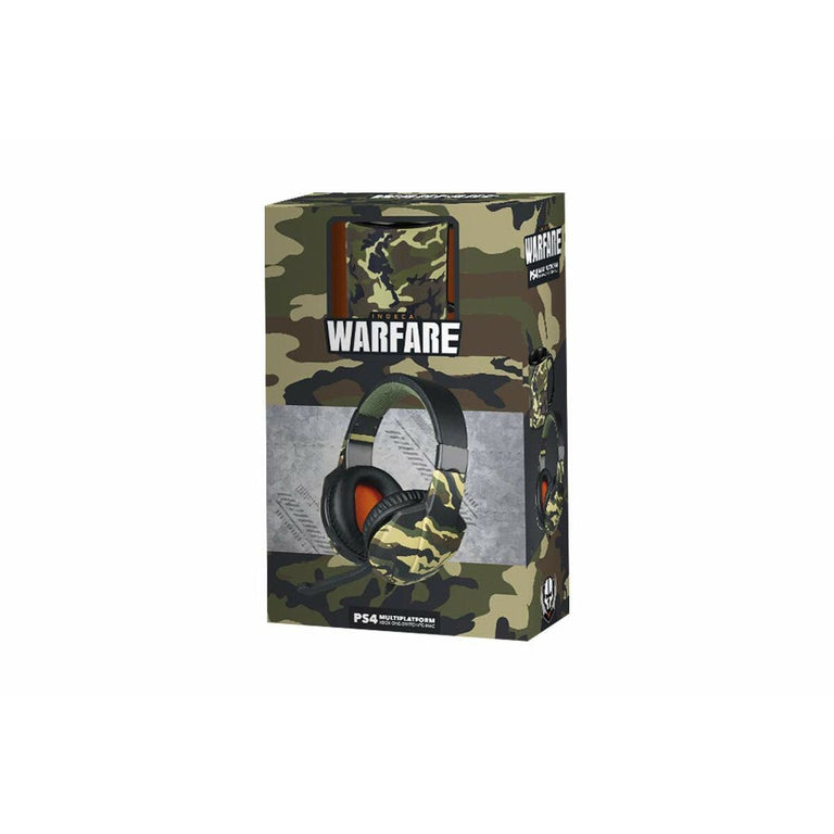 Auriculares con Micrófono Gaming Indeca 270725 Camuflaje