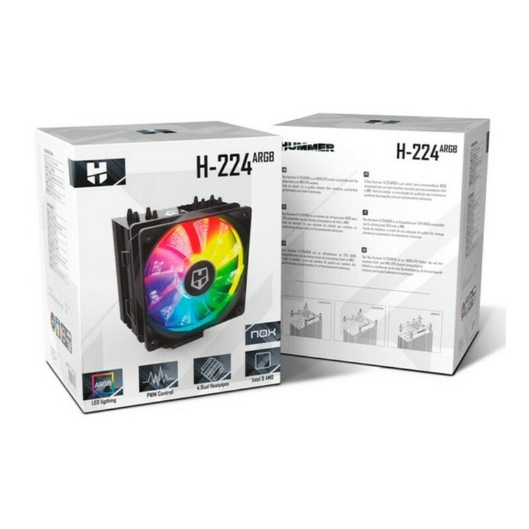 Gaming-Gehäuselüfter NOX H-224 Ø 12 cm RGB