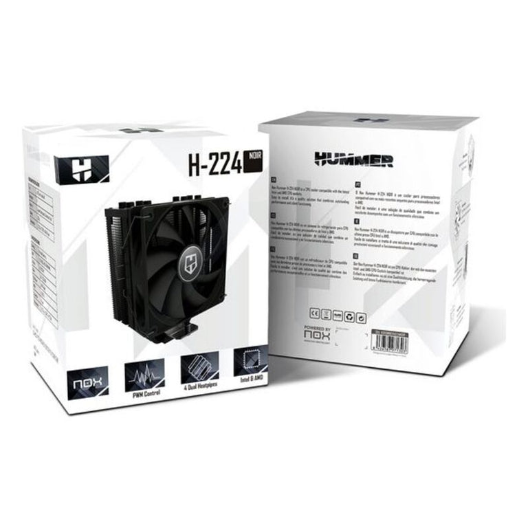 Ventilador NOX NXHUMMERH224NOIR Ø 12 cm