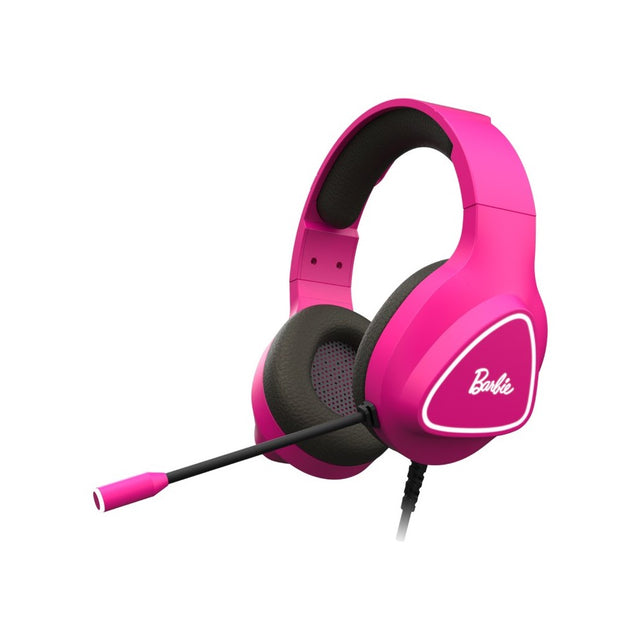 Auriculares con Micrófono Krom Barbie Gaming Rosa