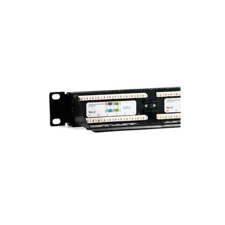 Patchpanel 24 Ports UTP Kategorie 6 2LAN ARAP19C624UTP 19"