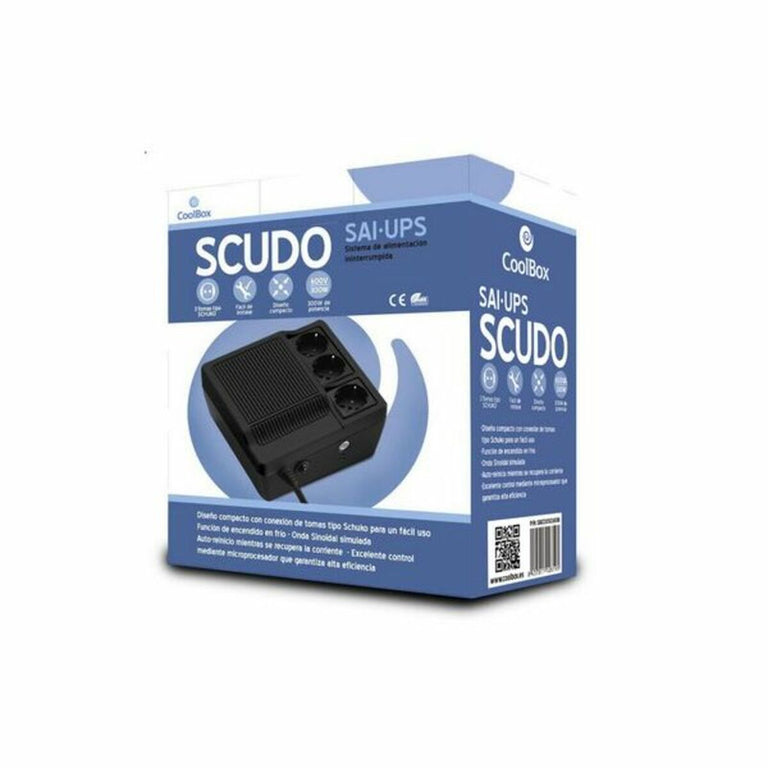 SAI Off Line CoolBox SAICOOSC600B 300W Negro