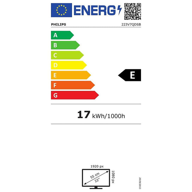 Monitor Philips 223V7QDSB/00 21,5" FHD LED