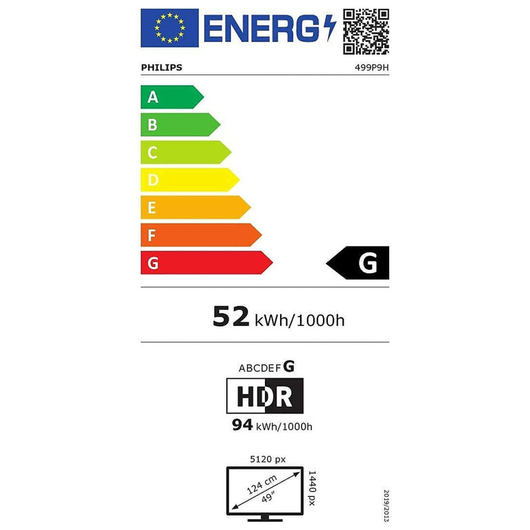 Monitor Philips 499P9H/00 49" HD LED