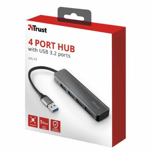 Hub USB 4 Puertos Trust 23327