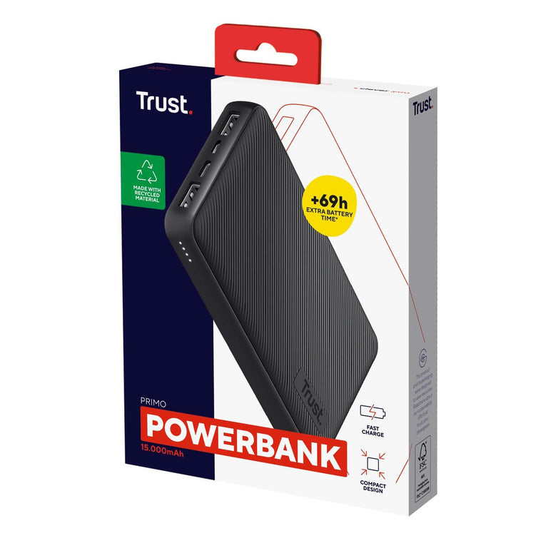 Powerbank Trust 24677 15000 mAh