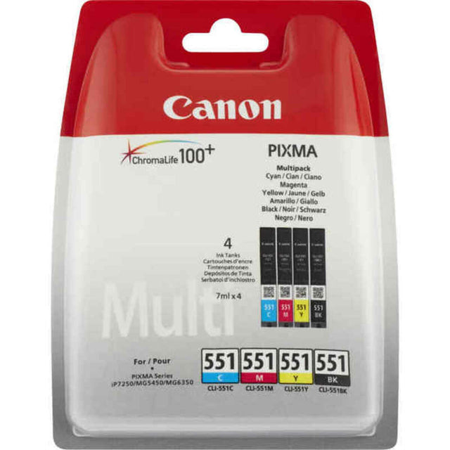 Cartucho de Tinta Original Canon CLI-551 MULTIPACK