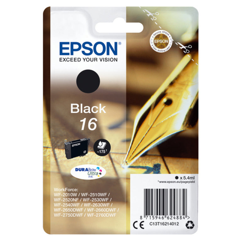 Kompatible schwarze Tintenpatrone Epson T1621