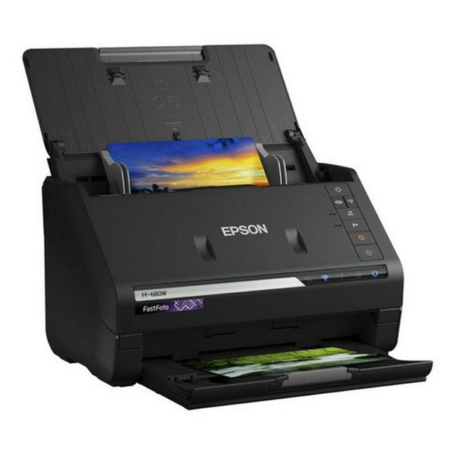 Escáner Doble Cara Epson FF680W 300 dpi 45 ppm WIFI Negro