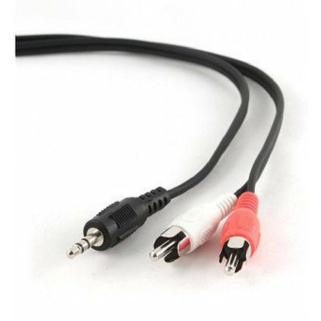 Cable Audio Jack a 2 RCA GEMBIRD CCA-458 1,5 m Negro