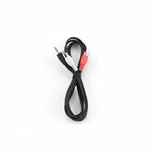 Cable Audio Jack a 2 RCA GEMBIRD CCA-458-2.5M 2,5 m Negro 2,5 m