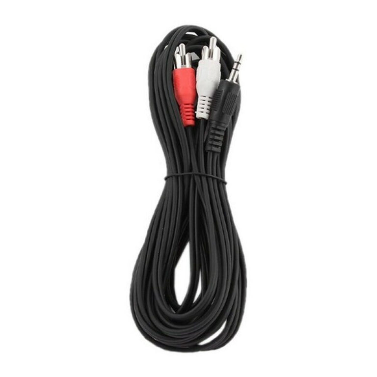 Cable Audio Jack a RCA GEMBIRD CCA-458-5M (5 m) Negro