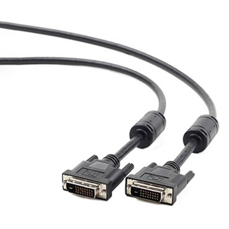 Cable Video Digital DVI-D GEMBIRD CC-DVI2-BK-6 Negro