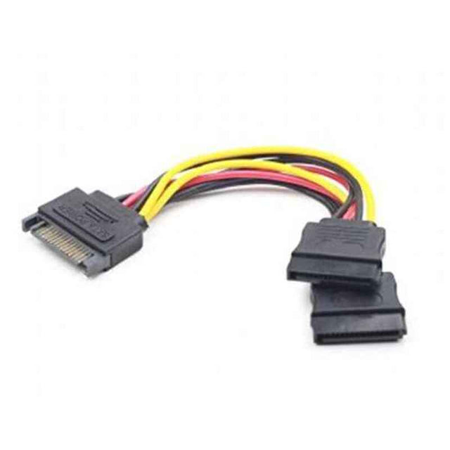 Cable Alimentación SATA GEMBIRD CC-SATAM2F-01 (15 cm)