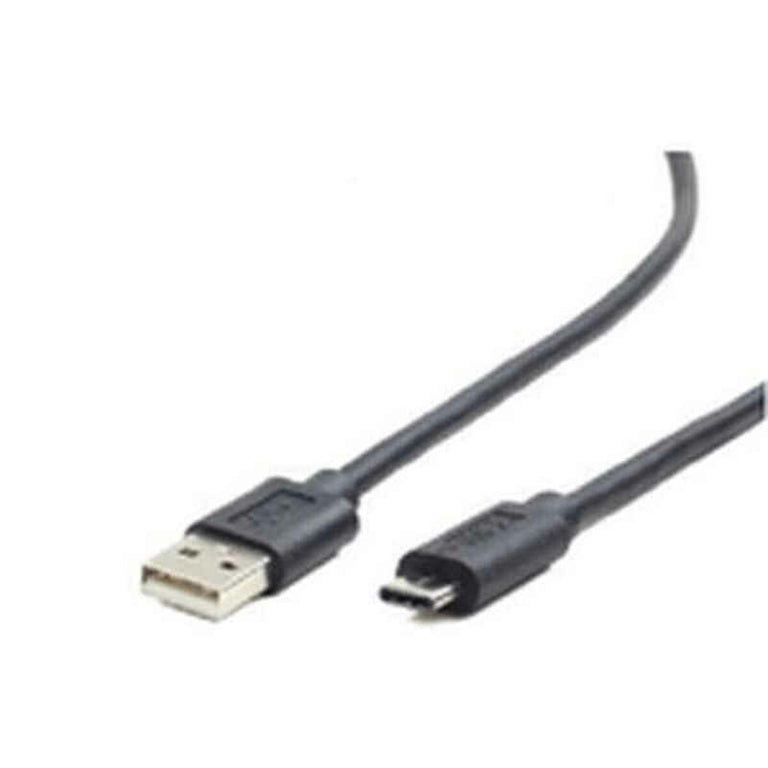 USB A 2.0 auf USB C Kabel GEMBIRD 480 Mbit/s Schwarz