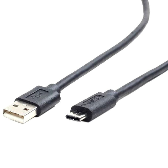 Cable USB A 2.0 a USB C GEMBIRD CCP-USB2-AMCM-1M 480 Mb/s Negro