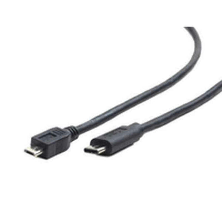 Cable USB 2.0 A a Micro USB B GEMBIRD CCP-USB2-MBMCM-1M 1 m Negro