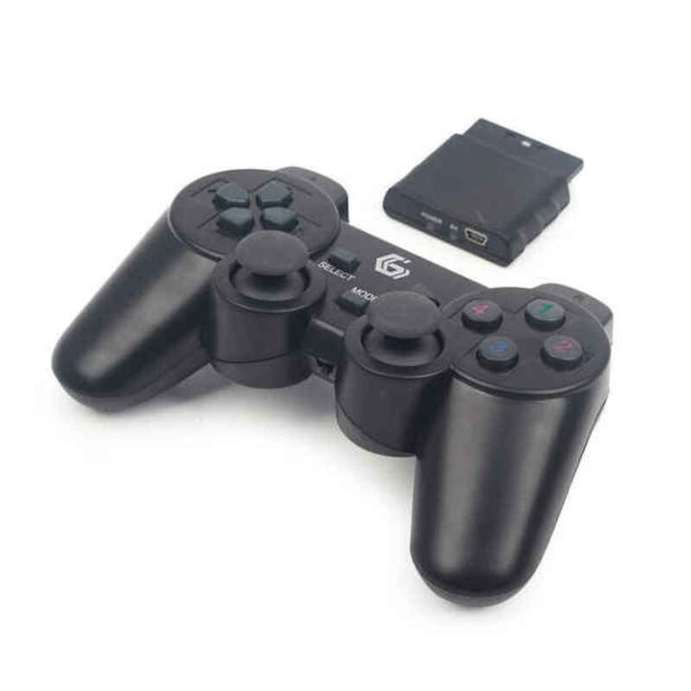 GEMBIRD Wireless Gaming Controller Dual Gamepad PC PS2 PS3 Schwarz